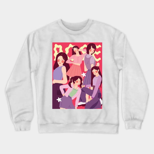 Pose! Crewneck Sweatshirt by aaalou